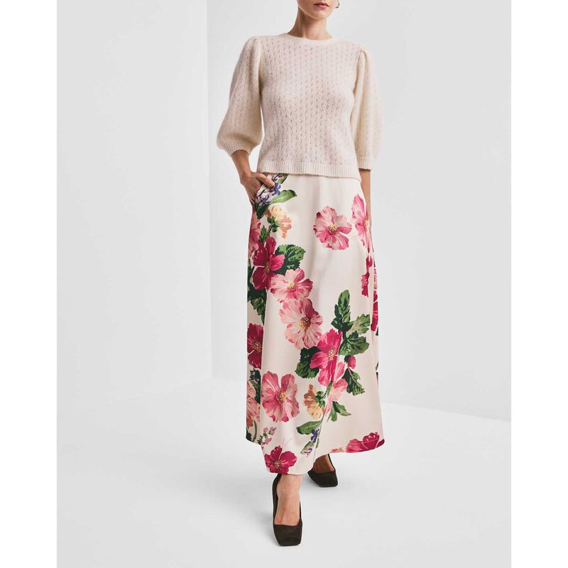 byTiMo Tailored Satin Skirt image number 3
